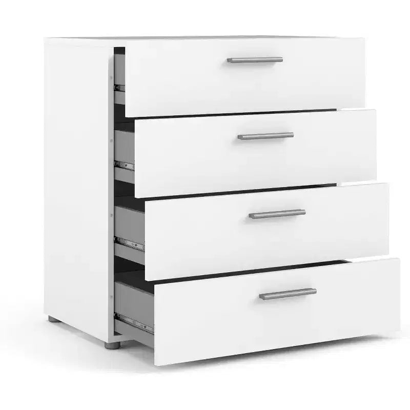 HomeStock Austin Commode à quatre tiroirs Style contemporain moderne