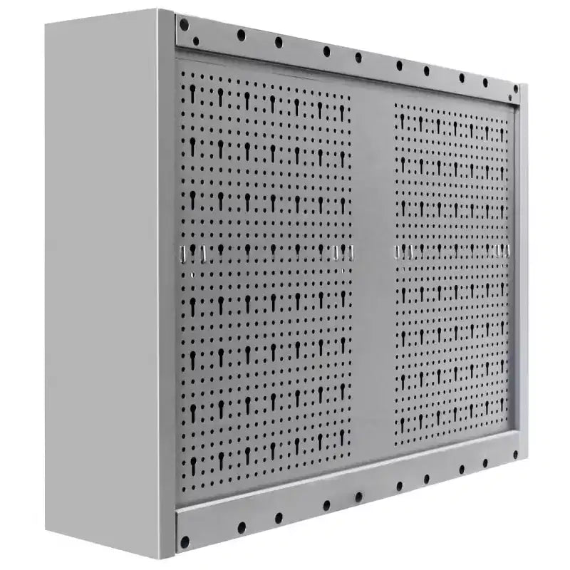 vidaXL Armoire à outils murale style industriel métal gris et noir - Gris