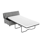 Lit Ottoman Convertible une place avec Matelas - Lit d'appoint peu encombrant pour Salon et Appartement