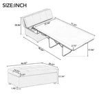 Lit Ottoman Convertible une place avec Matelas - Lit d'appoint peu encombrant pour Salon et Appartement