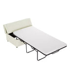 Lit Ottoman Convertible une place avec Matelas - Lit d'appoint peu encombrant pour Salon et Appartement