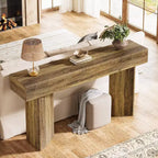 Lantine 63 pouces, table console de ferme, table de canapé étroite et longue derrière le canapé