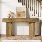 Lantine 63 pouces, table console de ferme, table de canapé étroite et longue derrière le canapé