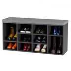 BestMassage Shoe Bench Storage Shoe Organizer Entryway Bench with with Cushion