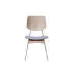 New Classic Furniture, Chaise de salle à manger Oscar à dossier en bois (lot de 2), Frêne blanc