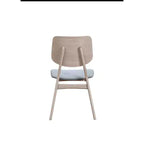 New Classic Furniture, Chaise de salle à manger Oscar à dossier en bois (lot de 2), Frêne blanc
