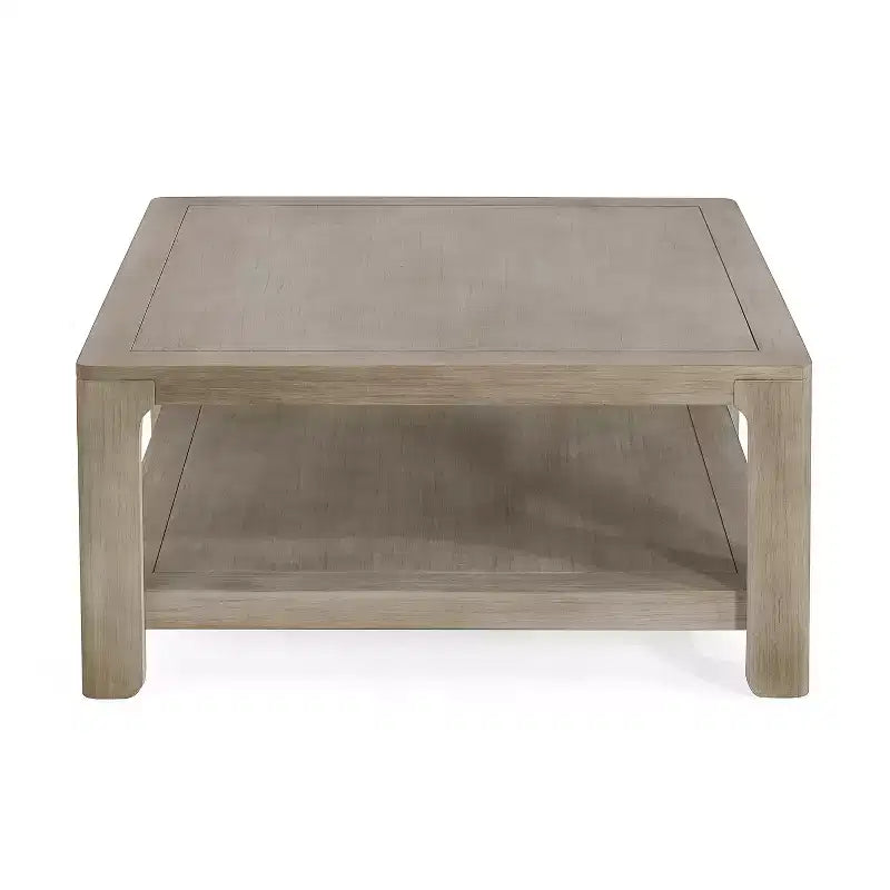 Table basse carrée à double couche de style moderne d'intérieur Cletes de Christopher Knight Home