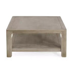 Table basse carrée à double couche de style moderne d'intérieur Cletes de Christopher Knight Home