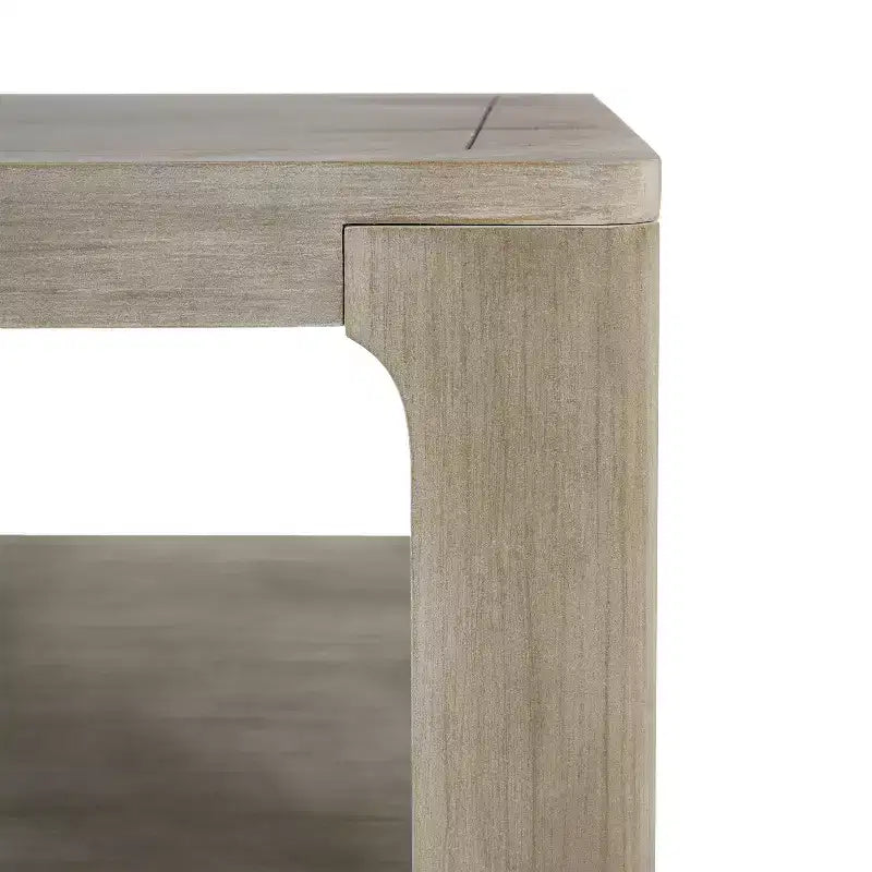 Table basse carrée à double couche de style moderne d'intérieur Cletes de Christopher Knight Home