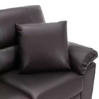 Canapé et fauteuil en similicuir, canapé grand confort pour salon-Morden Fort
