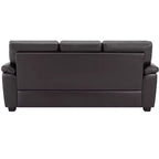 Canapé et fauteuil en similicuir, canapé grand confort pour salon-Morden Fort
