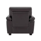 Canapé et fauteuil en similicuir, canapé grand confort pour salon-Morden Fort