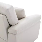 Canapé et fauteuil en similicuir, canapé grand confort pour salon-Morden Fort