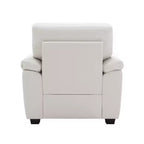 Canapé et fauteuil en similicuir, canapé grand confort pour salon-Morden Fort