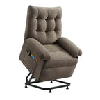 Fauteuil inclinable électrique Bestier Power Lift pour personnes âgées, inclinable électrique à angle réglable avec triple moteur, pochette latérale et fauteuil inclinable doux pour salon et chambre à coucher