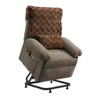 Fauteuil inclinable électrique Bestier Power Lift pour personnes âgées, inclinable électrique à angle réglable avec triple moteur, pochette latérale et fauteuil inclinable doux pour salon et chambre à coucher