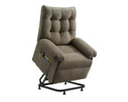 Fauteuil inclinable électrique Bestier Power Lift pour personnes âgées, inclinable électrique à angle réglable avec triple moteur, pochette latérale et fauteuil inclinable doux pour salon et chambre à coucher