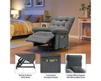 Fauteuil inclinable électrique Bestier Power Lift pour personnes âgées, inclinable électrique à angle réglable avec triple moteur, pochette latérale et fauteuil inclinable doux pour salon et chambre à coucher