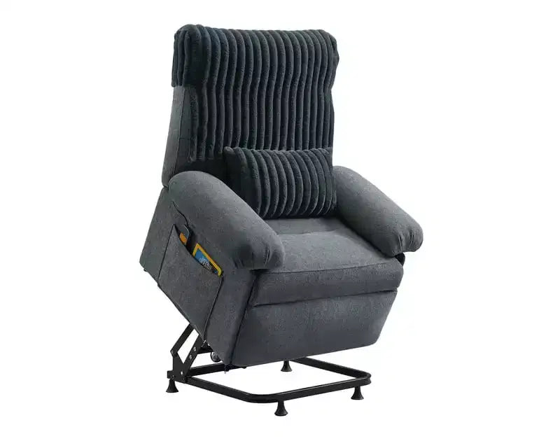 Fauteuil inclinable électrique Bestier Power Lift pour personnes âgées, inclinable électrique à angle réglable avec triple moteur, pochette latérale et fauteuil inclinable doux pour salon et chambre à coucher