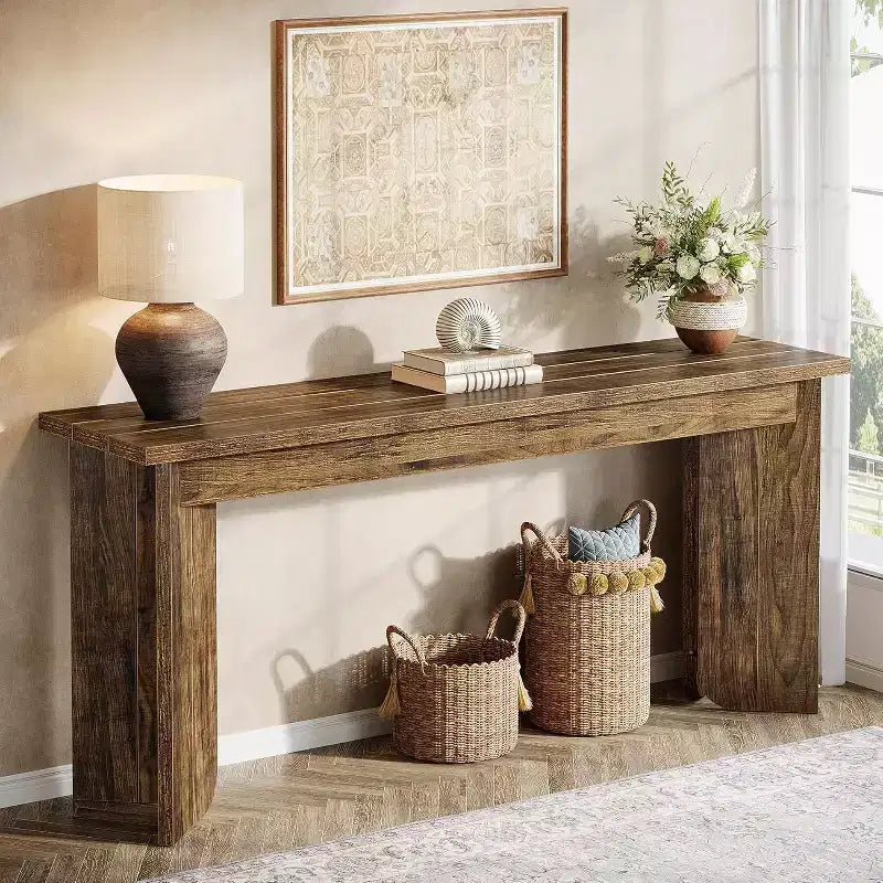 Lantine Table console extra longue de 180 cm pour salon