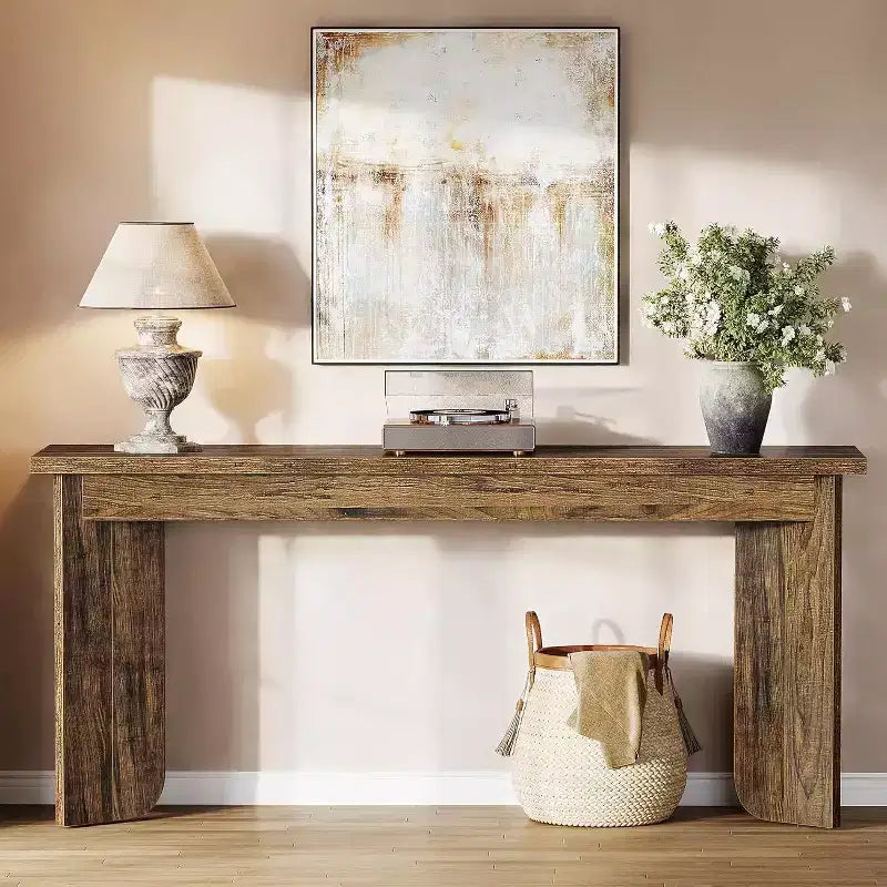 Lantine Table console extra longue de 180 cm pour salon
