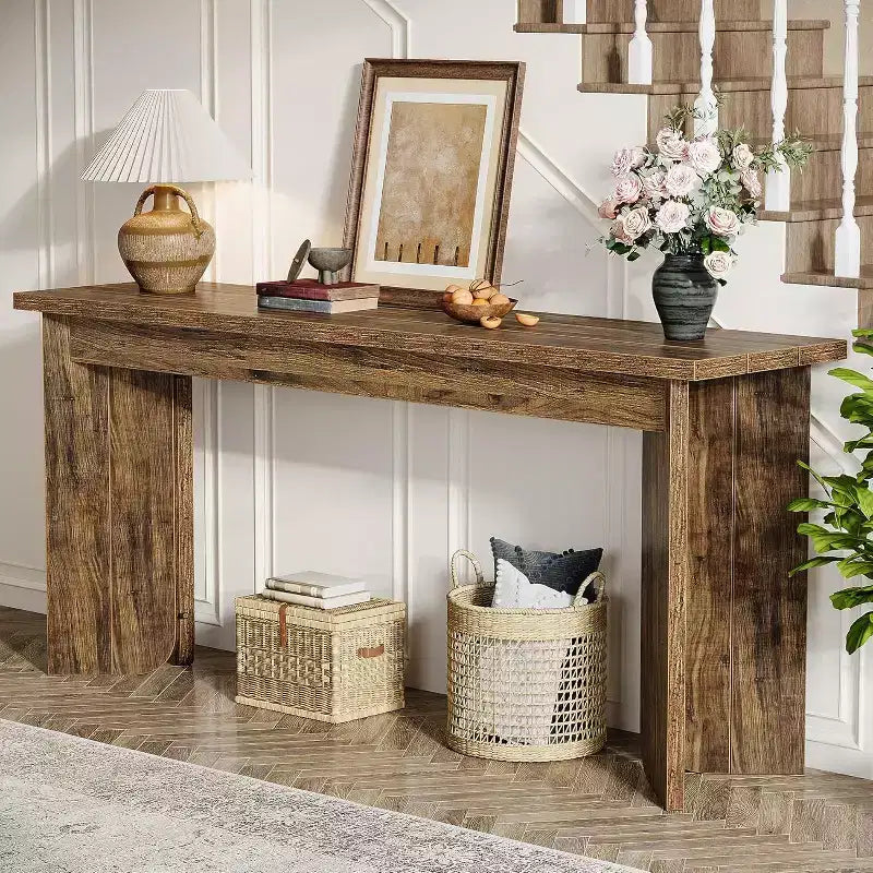 Lantine Table console extra longue de 180 cm pour salon