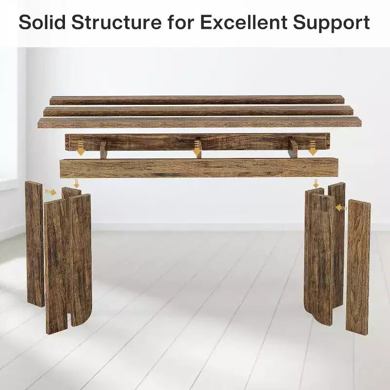 Lantine Table console extra longue de 180 cm pour salon
