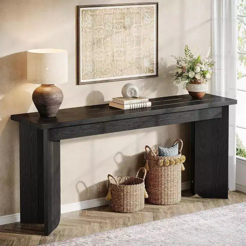 Lantine Table console extra longue de 180 cm pour salon