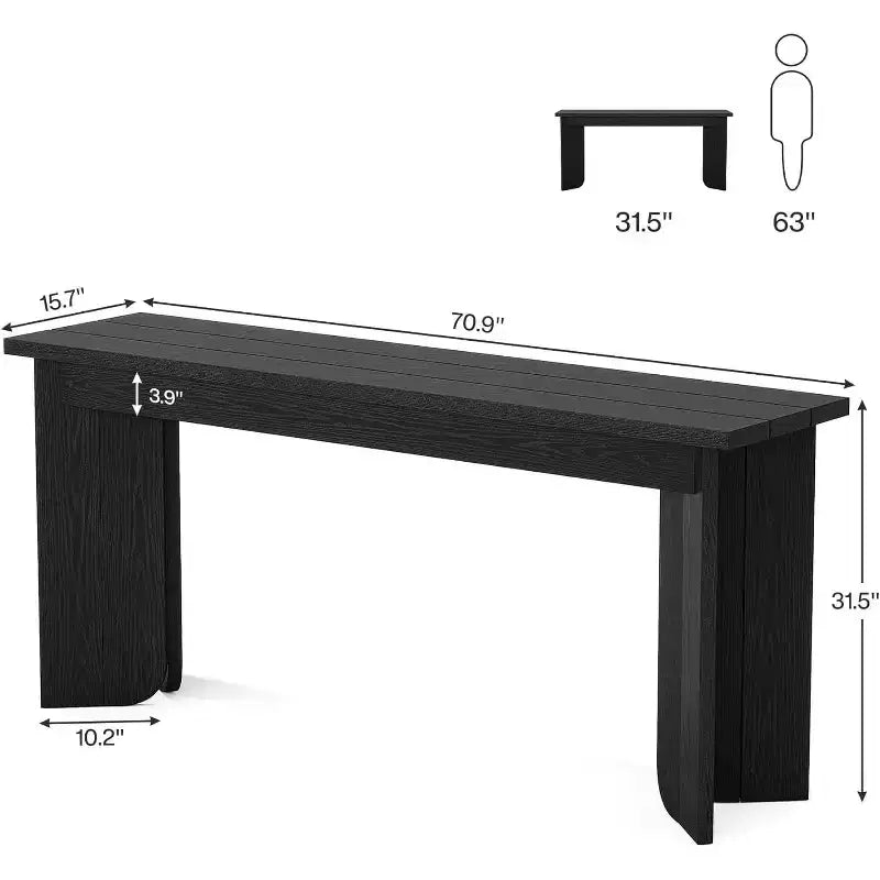 Lantine Table console extra longue de 180 cm pour salon