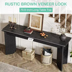 Lantine Table console extra longue de 180 cm pour salon