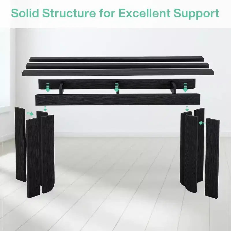 Lantine Table console extra longue de 180 cm pour salon