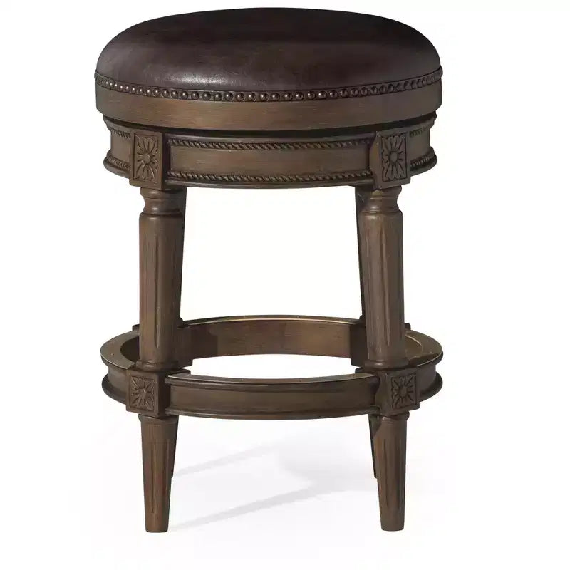 Tabourets de bar pivotants sans dossier Maven Lane 26 Pullman hauteur comptoir en similicuir