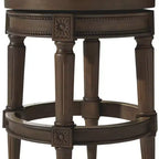 Tabourets de bar pivotants sans dossier Maven Lane 26 Pullman hauteur comptoir en similicuir
