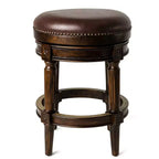 Tabourets de bar pivotants sans dossier Maven Lane 26 Pullman hauteur comptoir en similicuir