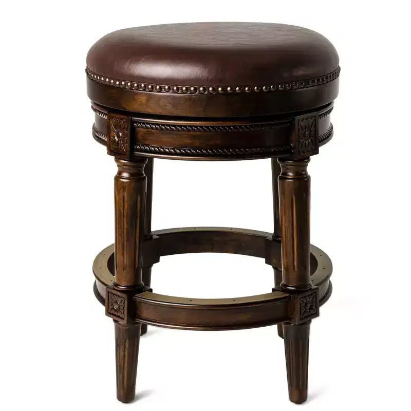 Tabourets de bar pivotants sans dossier Maven Lane 26 Pullman hauteur comptoir en similicuir