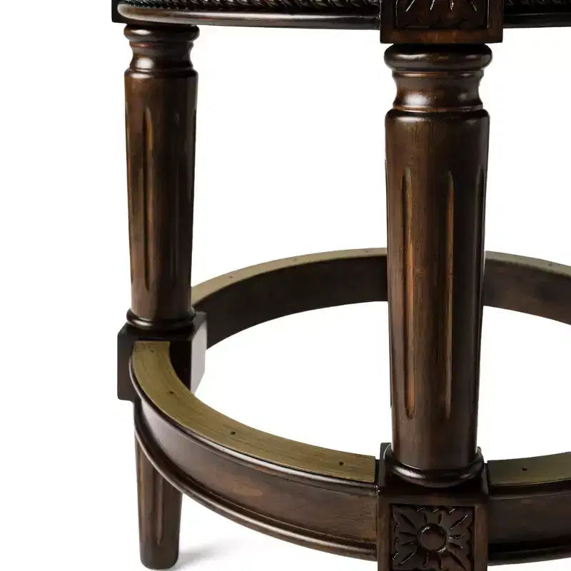 Tabourets de bar pivotants sans dossier Maven Lane 26 Pullman hauteur comptoir en similicuir