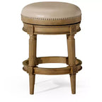 Tabourets de bar pivotants sans dossier Maven Lane 26 Pullman hauteur comptoir en similicuir