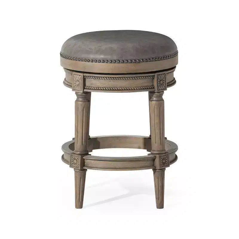 Tabourets de bar pivotants sans dossier Maven Lane 26 Pullman hauteur comptoir en similicuir