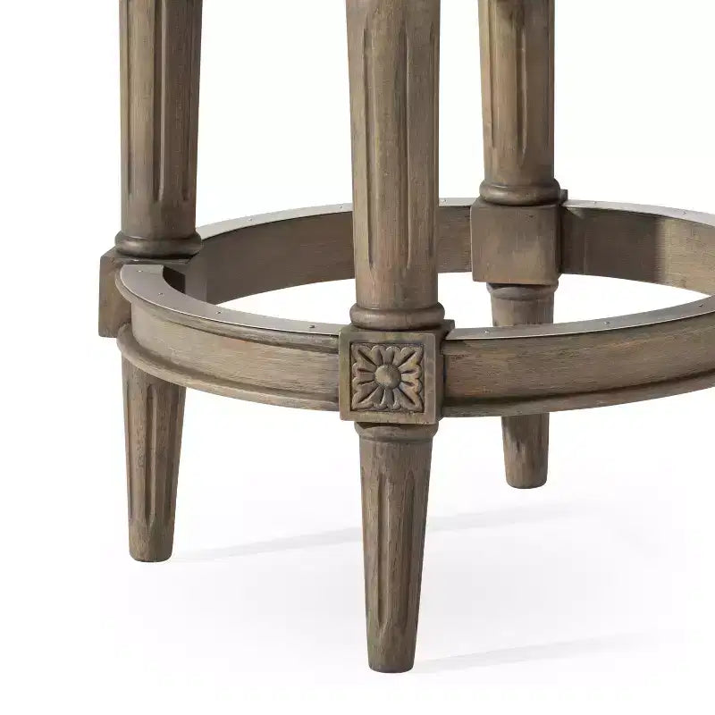 Tabourets de bar pivotants sans dossier Maven Lane 26 Pullman hauteur comptoir en similicuir