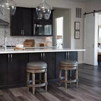 Tabourets de bar pivotants sans dossier Maven Lane 26 Pullman hauteur comptoir en similicuir
