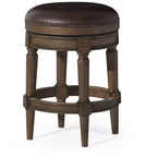 Tabourets de bar pivotants sans dossier Maven Lane 26 Pullman hauteur comptoir en similicuir