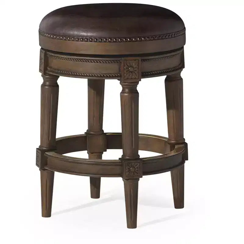 Tabourets de bar pivotants sans dossier Maven Lane 26 Pullman hauteur comptoir en similicuir