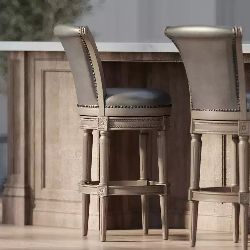 Tabourets de bar pivotants Maven Lane Pullman avec similicuir