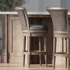 Tabourets de bar pivotants Maven Lane Pullman avec similicuir