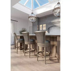 Tabourets de bar pivotants Maven Lane Pullman avec similicuir