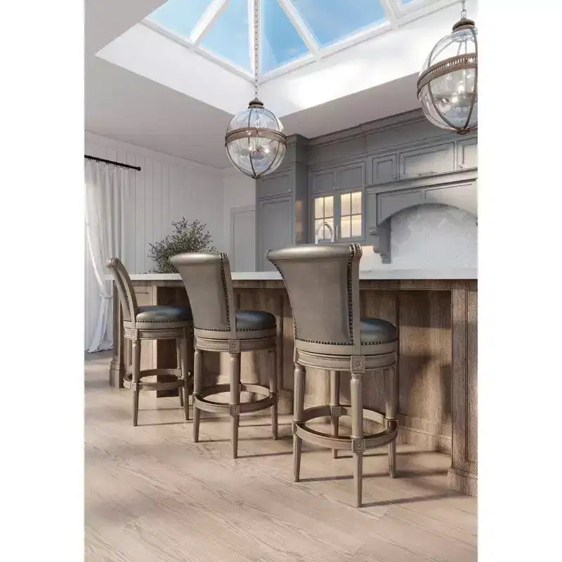 Tabourets de bar pivotants Maven Lane Pullman avec similicuir