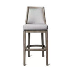 Tabouret de bar Vienna de Maven Lane en tissu d'ameublement, 78,7 cm
