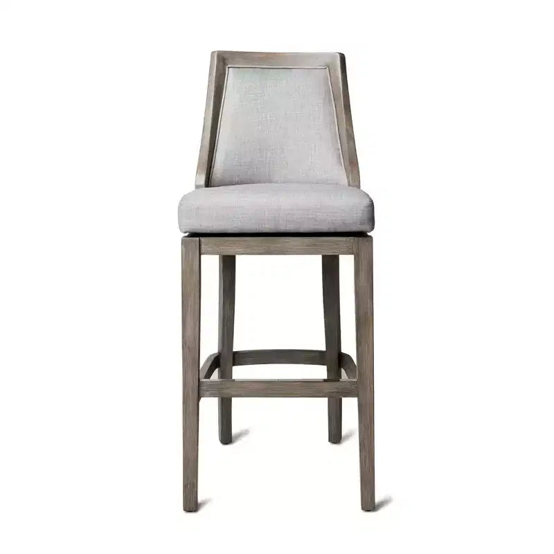 Tabouret de bar Vienna de Maven Lane en tissu d'ameublement, 78,7 cm