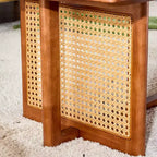Table basse moderne rectangulaire Vatros Petite table basse en bois