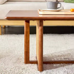 Table basse moderne rectangulaire Vatros Petite table basse en bois